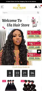 跨境电商独立站案例-手机端